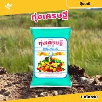 ราคา ถุงใหญ่ 1 กก ปุ๋ยเกล็ดทุ่งเศรษฐี ปุ๋ยผัก ฮอร์โมนพืช 25 5 5 บำรุงต้น บำรุงใบ (20994789058)