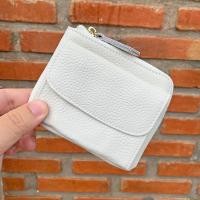 ราคา หนังวัวแท้ กระเป๋าสตางค์หนังวัว กระเป๋าตัง กระเป๋าสตางค์ใบสั้น กระเป๋าเหรียญ Card Holder S9 96 (10016705435)