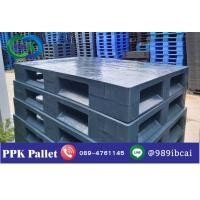 ราคา พาเลทพลาสติก พาเลท หน้าทึบ ขนาด 80x120x15 cm ของใหม่ ขนาดกำลังดี PPK Pallet พีพีเค พาเลท (8820737598)