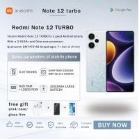 ราคา Global rom Xiaomi Redmi Note 12 Turbo 5G 8 256 Snapdragon 7 Gen 2 64MP กล้อง8MP 67W ชาร์จ Flash ได้เร็วสมาร์ทโฟนแบตเตอรี่5000Mah Xiaomi Redmi (18737175191)