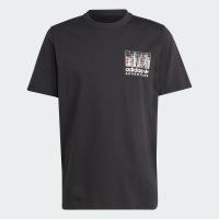 ราคา adidas ไลฟ์สไตล์ เสื้อยืดพิมพ์ลาย adidas Adventure ผู้ชาย สีดำ IL5171 (19495388505)