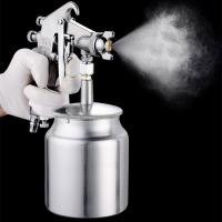 ราคา shipping 24 hours กาพ่นสี แบบหงาย รุ่น F75 and ระบบดูดสีก้นถ้วย F75 หัวพ่น 1 5 แบบหงาย Gravity type Model F75G กาบนพ่นสี 400 cc กาพ่นสีปั้มลม เครื่องพ่นสี หัวพ่นทองเหลือง (20962174446)