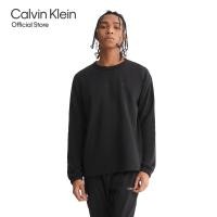 ราคา CALVIN KLEIN สเวตเชิ้ตผู้ชาย CK Performance Cotton Terry Logo ทรง Relaxed รุ่น 4MS3W302 001 สีดำ (20887572386)
