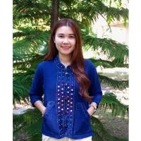 ราคา เสื้อหม้อฮ่อมฟอกนิ่มลายปัก สินค้าใหม่ ใส่สบายเนื้อนิ่มๆลายปักเเน่นๆ (15561471547)