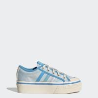 ราคา adidas ไลฟ์สไตล์ รองเท้าพื้นหนา Nizza เด็ก สีน้ำเงิน GY7052 (19959155861)