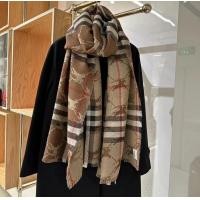 ราคา Burberry ผ้าคลุมไหล่สองด้านของผู้หญิงพร้อมผ้าพันคอตาหมากรุกฤดูใบไม้ร่วง (20319679354)