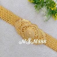 ราคา เข็มขัดชุดไทย เข็มขัดเจ้าสาว เครื่องประดับชุดไทย เข็มขัดสีทอง (17456466104)