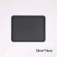 ราคา แผ่นกันลื่นติดเพชร ลายตาราง แผ่นยางวางพระหน้ารถ แผ่นยางวางมือถือบนคอนโซลรถยนต์ ซิลิโคนกันลื่นวางของในรถยนต์ (5483802874)