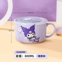 ราคา ชามเซรามิค มีหู Sanrio แท้ พร้อมฝาปิด 800ml เข้าไมโครเวฟได้ ชามมาม่า ถ้วยมาม่า ลายการ์ตูน ซานริโอ้ Bluerubystore (20862563151)