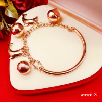 ราคา สร้อยข้อมือนากห้อยกระพรวน คละแบบ ความยาว 6 7 นิ้ว ชุบนาก งานสวย ข้อมือแฟชั่น ใส่ได้หลายโอกาส พร้อมส่ง (21088038462)