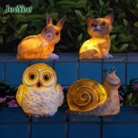 ราคา JeeYee พลังงานแสงอาทิตย์ LED ภูมิทัศน์แสงหอยทากสุนัขนกฮูกกระต่ายโคมไฟสวนเครื่องประดับการ์ตูนสัตว์ใต้ดินแสงสนามหญ้าลานตกแต่ง (16272091594)