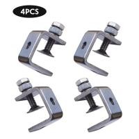 ราคา แพ็ค4 304สแตนเลส C Clamp เสือแคลมป์งานไม้แคลมป์งานหนัก C หนีบกับช่องเปิดกว้าง (13547076437)