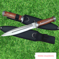 ราคา มีดพกใบมีด 2 คมพร้อมซองใบเลสสวยๆเหมาะสำหรับเดินป่า (18660398259)