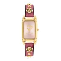 ราคา COACH Cadie CO14504117 นาฬิกาข้อมือผู้หญิง สายหนัง สีชมพู (19293371577)