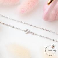 ราคา พร้อมส่ง สร้อยคอ ชุบทองคำขาว ไม่ลอกไม่ดำ ใส่อาบน้ำได้ สร้อยคออิตาลี437 (14022983824)