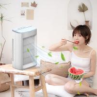 ราคา KUDIXIONG พัดลมแอร์เย็นแบบตั้งโต๊ะ พัดลมแอร์เย็นๆ พัดลม ระบายความร้อน สำหรับใช้ในบ้าน เครื่องทำความชื้นขนาดเล็ก ปรับได้สามระดับ (12700835444)