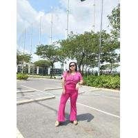 ราคา PT187 กางเกงขาม้าสาวอวบ แถบข้าง (21202467334)