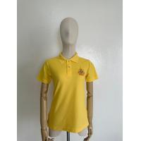 ราคา พร้อมส่งเสื้อโปโล เสื้อเหลืองปัก เสื้อโปโลสีเหลืองผู้หญิง เสื้อโปโลสีเหลืองล้วนหญิง (15136027846)