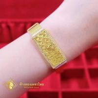 ราคา กำไลสายนาฬิกาฝังเพชร กำไลท้าวเวสสุวรรณล้อมเพชร กำไลชาแนล ทองแท้ 96 5 น้ำหนัก 0 2 กรัม ท้าวเวสสุวรรณ ทองแท้ เยาวราช อยุธยา (18673787294)