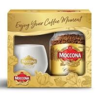 ราคา Moccona Classic 5 Medium Roast Instant Coffee Giftset มอคโคน่า คลาสสิค 5 มิเดี่ยมโรสต์ กาแฟสำเร็จรูป ขวดสีทอง แก้ว 200g (337087544)