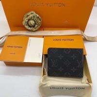 ราคา W0W กระเป๋าสตางค์ใบสั้น ลายโลโก้รุ่นใหม่ Louis Vuitton ใส่บัตรได้ สินค้าคุณภาพ100 พร้อมส่ง (20101817833)