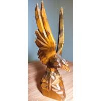 ราคา นกอินทรี ไม้แกะสลัก hand carved ของประดับบ้าน นำโชค สไตล์วินเทจ ของสะสมโบราณอันทรงคุณค่า หายากมาก (20875125310)