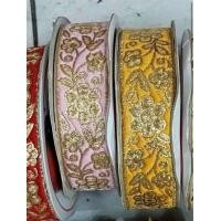 ราคา ราคายกม้วน10หลา ริบบิ้นดิ้นทอง เทปดิ้นทอง เทปริบบิ้น เทปทองตกแต่ง เทปดิ้นเงิน ลูกไม้ชายครุย ชายครุยริบบิ้นเทปพู่ เทปตกแต่ง (20442226548)