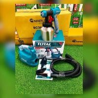 ราคา TOTAL กาพ่นสีไฟฟ้า รุ่น TT5006 2 500วัตต์ Electric Paint Sprayer กระป๋องอลูมิเนียม ระบบ HVLP รุ่นงานหนัก กาพ่นสีไฟฟ้า พ่นสี เครื่องพ่น จัดส่ง KERRY (8453506928)