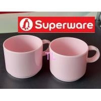 ราคา แก้วกาแฟ2ใบ สีชมพู ไม่มีกล่อง ซุปเปอร์แวร์ เมลามีน100 ตรานกเพนกวิน superware superwareFlashsale (5981024823)