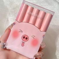 ราคา พร้อ มส่ง แท้ เซตลิป ลิปแมวจุ่ม Muge Leen ลิปกลอส เนื้อแมตต์ กำมะหยี่ ลิปจุ่มกันน้ำ ติดทนนาน 5 แท่ง 5 สี (11563238183)