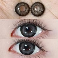 ราคา NEW COD UYAAI Colored Contact Lens 14 5mm Big Eyes Blue Grey Cosmetic Lens Natural Look Monthly contact lense (21249678244)