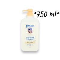 จอห์นสัน พีเอช 5.5 นูริชชิ่ง บอดี้ วอช วิท ฮันนี่ 750มล. (Johnson PH 5.5 Nourishing with Honey Body Wash 750ml)