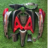 ราคา ชุดสีเวฟ125หัวเถิก หัวแหลม S R งานABS ประกอบง่าย สี 2 K สีตรงรุ่นพร้อมสติ๊กเกอร์ ใส่รุ่นเวฟ125หัวเถิก wave125หัวแหลม สีดำเมจตัดแดงแก้ว (20800125590)