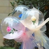 ราคา HANGDIAN จัดส่งฟรี ของขวัญวาเลนไทน์ ช่อดอกไม้ ดอกไม้แห้ง ช่อดอกไม้ปฉิม เม็ดบอลเพ้นลูกโป่งดอกกุหลาบลูกลื่นลูกโป่งเรืองแสงวันวาเลนไทน์ตลาดกลางคืนลูกบอ (12731587150)
