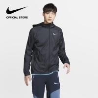 ราคา Nike Mens Essential Hooded Running Hooded Jacket Black (20406394893)