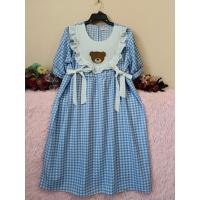 ราคา เดรสคลุมท้องลายสก็อตปักเรนโบว์ หมี (21412246717)