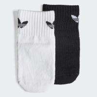 ราคา adidas ไลฟ์สไตล์ ถุงเท้ากันลื่นสำหรับเด็ก 2 คู่ เด็ก สีดำ IQ3390 (21097912386)