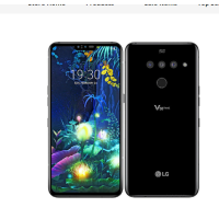 ราคา LG V50 ThinQ V500N ดั้งเดิมขนาด6 4นิ้ว6กิกะไบต์แรม128กิกะไบต์รอม16MP สามกล้องมองหลัง LTE ซิมเดียวปลดล็อคลายนิ้วมือโทรศัพท์มือถือ (19650495246)
