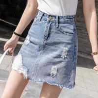 ราคา กระโปรงกางเกงยีนส์ขาสั้นแฟชั่นแต่งขาดเซอร์สวยใส่แล้วเซ็กซี่ (20872147472)
