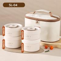 ราคา HHsociety กล่องข้าว พร้อมชุดอาหาร Lunch box ข้าวกล่อง2 3 4 ชั้น ปิ่นโตใส่อาหาร กล่องข้าวพร้อมกระเป๋า เข้าไมโครเวฟได้ รุ่น SL (21173958122)