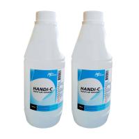 ราคา แพ็ค 2 ขวด 1000มลต่อ1ขวด แฮนด์ดีซี Handi C แฮนด์รับโซลูชัน Hand Rub Solution แอลกอฮอล์ Alcohol for Hand wash แอลกอฮอล์ล้างมือ แอลกอฮอล์ทำความสะอาดมือ (16484805734)