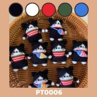 ราคา PT0006ตุ๊กตาแมว แพทเทิร์นโครเชต์ ตุ๊กตาแมวไหมพรมน่ารัก (20622860847)