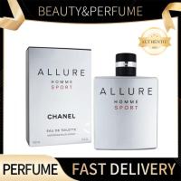 ราคา Chanel สินค้าพร้อมส่ง น้ำหอมชาแนล Allure Homme Sport Eau De Toilette EDT for Men 100ml Blue parfum 100ML น้ำหอมติดทนนาน กล่องซีล กลิ่นหอมอ่อน น้ำหอมแบรนด์เนมแท 100 ของแท้ (21378553477)