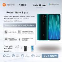 ราคา Xiaomi Redmi Note 8 Pro สมาร์ทโฟน 6 128GB กล้อง 64MP 20MP G90T ความละเอียดปานกลาง 12nm 6 53นิ้ว 4500 MAh (18615976294)