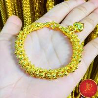 ราคา สร้อยข้อมือลายพิกุล ทองชุบ ทองหุ้ม น้ำหนัก 3 บาท สวยเสมือนจริง JPgoldjewelry (15931629120)