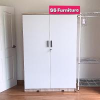 ราคา ตู้เสื้อผ้า 4 ฟุต 2 ประตู ราคาโรงงาน (16861021450)