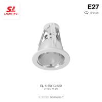 ราคา SL LIGHTING Recessed Downlight โคมไฟดาวน์ไลท์ฝังฝ้า ขั้ว E27 รุ่น 6 SW G 620 SW 620 SB G 620 (18560352812)