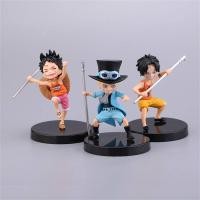 ราคา IJVBTV โมเดลวันพีช 3 ชิ้น เซ็ต พีวีซี ตกแต่งเดสก์ท็อป การ์ตูนอนิเมะ เครื่องประดับของขวัญ โมเดลแอคชั่น มังกี้ ดี ลูฟี่ ตุ๊กตาฟิกเกอร์ลูฟี่ สามพี่น้องยัง เด็ก ลูฟี่ เอซ ซาโบ (15113880092)