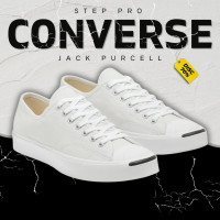 ราคา Converse Jack Purcell White CV001165 1 9 รองเท้าผ้าใบชาย รองเท้าผ้าใบหญิง คอนเวิร์ส (21415741661)