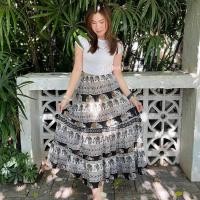 ราคา พร้อมส่ง กระโปรงช้าง ลายช้างไทย กระโปรงไปทะเล กระโปรงยาวลายช้าง (21420597528)